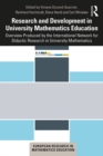 Image for Research and development in university mathematics education: overview produced by the International Network for Research on Didactics of University Mathematics