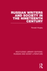 Image for Russian writers and society in the nineteenth century : 13