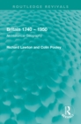 Image for Britain 1740-1950: an historical geography