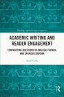 Image for Academic Writing and Reader Engagement: Contrasting Questions in English, French and Spanish Corpora