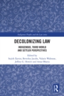 Image for Decolonizing law: indigenous, third world and settler perspectives