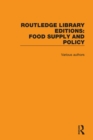 Image for Food supply and policy.