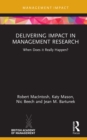 Image for Delivering Impact in Management Research: When Does It Really Happen?