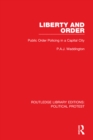 Image for Liberty and Order: Public Order Policing in a Capital City : 12