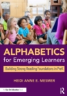 Image for Alphabetics for Emerging Learners: Building Strong Reading Foundations in PreK