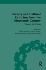 Image for Literary and Cultural Criticism from the Nineteenth Century. Volume I Life Writing