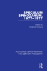 Image for Speculum Spinozanum, 1677-1977