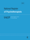 Image for National register of psychotherapists 2000.