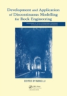 Image for Development and Application of Discontinuous Modelling for Rock Engineering: proceedings of the 6th International Conference ICADD-6, Trondheim, Norway, 5-8 October 2003