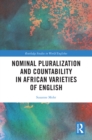 Image for Nominal Pluralization and Countability in African Varieties of English