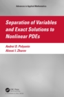 Image for Separation of Variables and Exact Solutions to Nonlinear PDEs