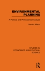Image for Environmental planning: a political and philosophical analysis : 1