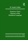 Image for Francisco Varo&#39;s glossary of the Mandarin language