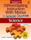 Image for Differentiating instruction with menus for the inclusive classroom.: (Grades K-2)