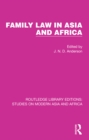 Image for Family Law in Asia and Africa : 2