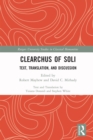 Image for Clearchus of Soli: The Sources, Text, and Translation