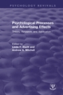 Image for Psychological processes and advertising effects: theory, research, and applications