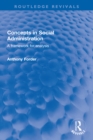 Image for Concepts in Social Administration: A Framework for Analysis
