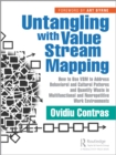 Image for Untangling with value stream mapping: how to use VSM to address behavioral and cultural patterns and quantify waste in multifunctional and nonrepetitive work environments
