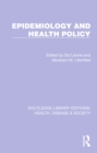 Image for Epidemiology and Health Policy