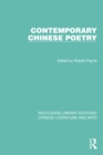 Image for Contemporary Chinese Poetry