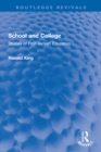 Image for School and college: studies of post-sixteen education