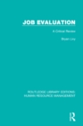 Image for Job evaluation: a critical review