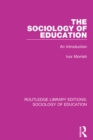 Image for The sociology of education: an introduction