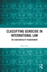Image for Classifying genocide in international law: the substantiality requirement