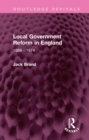 Image for Local government reform in England: 1888-1974