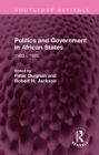 Image for Politics and government in African states: 1960-1985