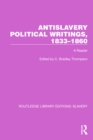 Image for Antislavery Political Writings, 1833-1860: A Reader