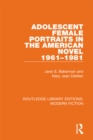 Image for Adolescent Female Portraits in the American Novel 1961-1981