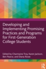 Image for Developing and Implementing Promising Practices and Programs for First-Generation College Students