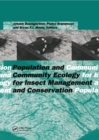 Image for Population and community ecology for insect management and conservation