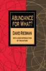 Image for Abundance for what?