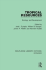 Image for Tropical Resources: Ecology and Development