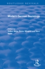 Image for Modern German Sociology