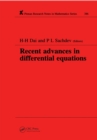 Image for Recent Advances in Differential Equations