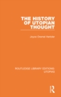 Image for The history of utopian thought