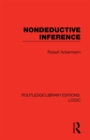 Image for Nondeductive Inference