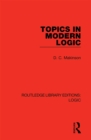 Image for Topics in Modern Logic
