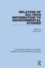 Image for Relation of Sci-Tech Information to Environmental Studies : 77