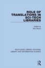 Image for Role of translations in sci-tech libraries