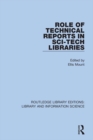 Image for Role of Technical Reports in Sci-Tech Libraries : 81