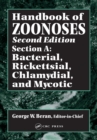 Image for Handbook of zoonoses.: (Bacterial, rickettsial, chlamydial, and mycotic) : Section A,