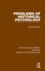 Image for Problems of Historical Psychology