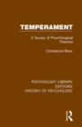 Image for Temperament: A Survey of Psychological Theories