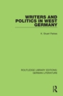 Image for Writers and politics in West Germany