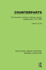 Image for Counterparts: the dynamics of Franco-German literary relationships 1770-1895